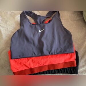 Nike womens sports bras size Large